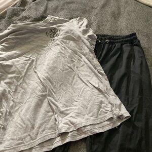 Gray funky monkey cape cod sweatsuit